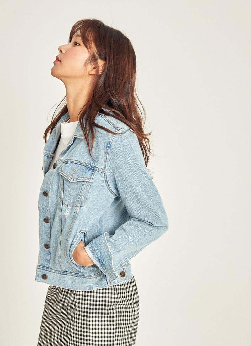 ビンテージダメージデニムジャケット