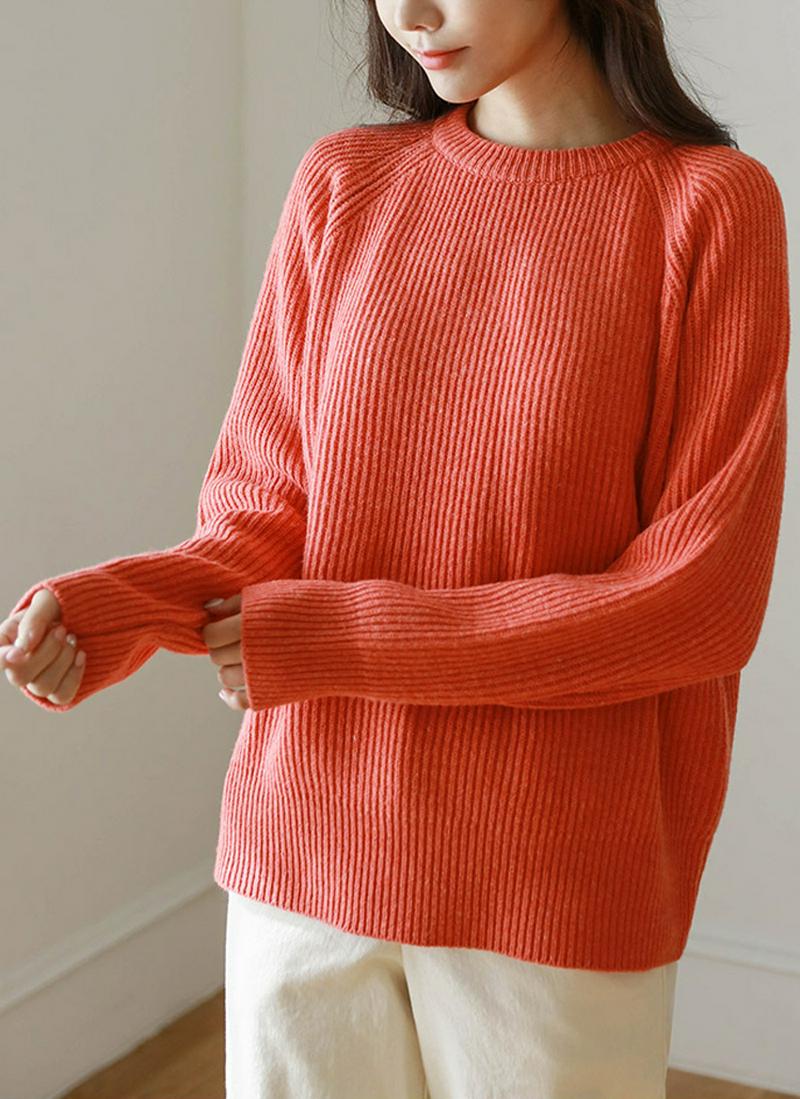 プレミアムウールブレンドニット