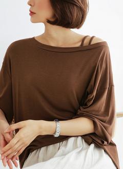 ツーストラップTシャツ・全3色