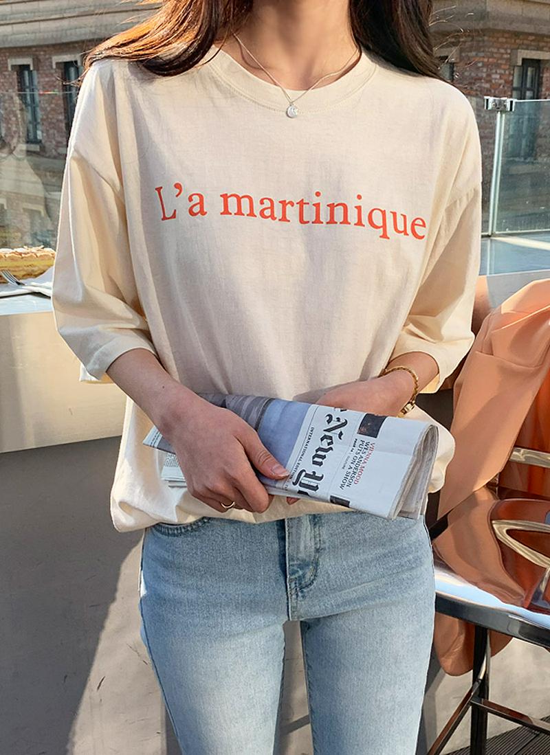 martiniqueロゴTシャツ