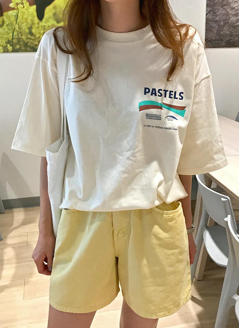 PASTELSロゴ半袖Tシャツ