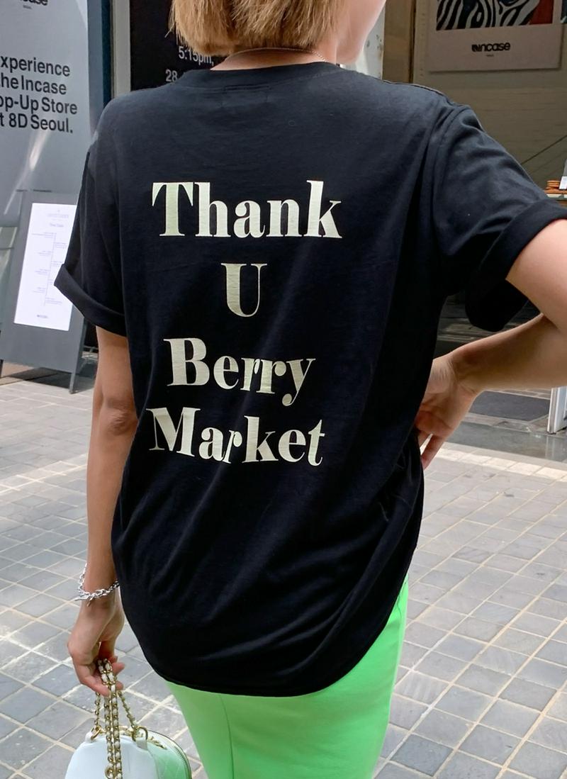 thank uレタリングTシャツ