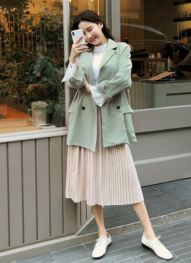 スリットカフスダブルボタンジャケット