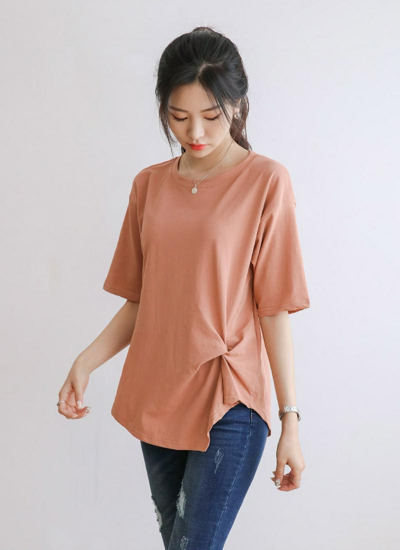 サイドツイストポイントTシャツ