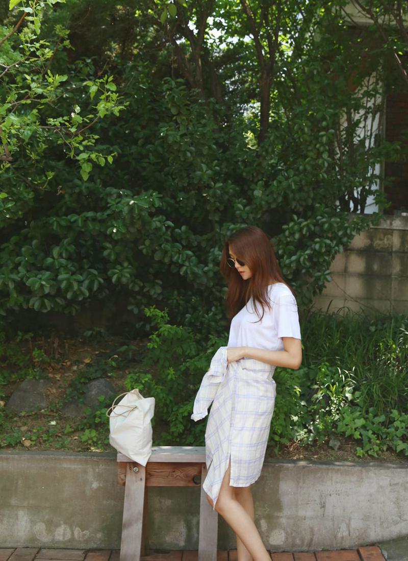 ショートスリーブコットンTシャツ