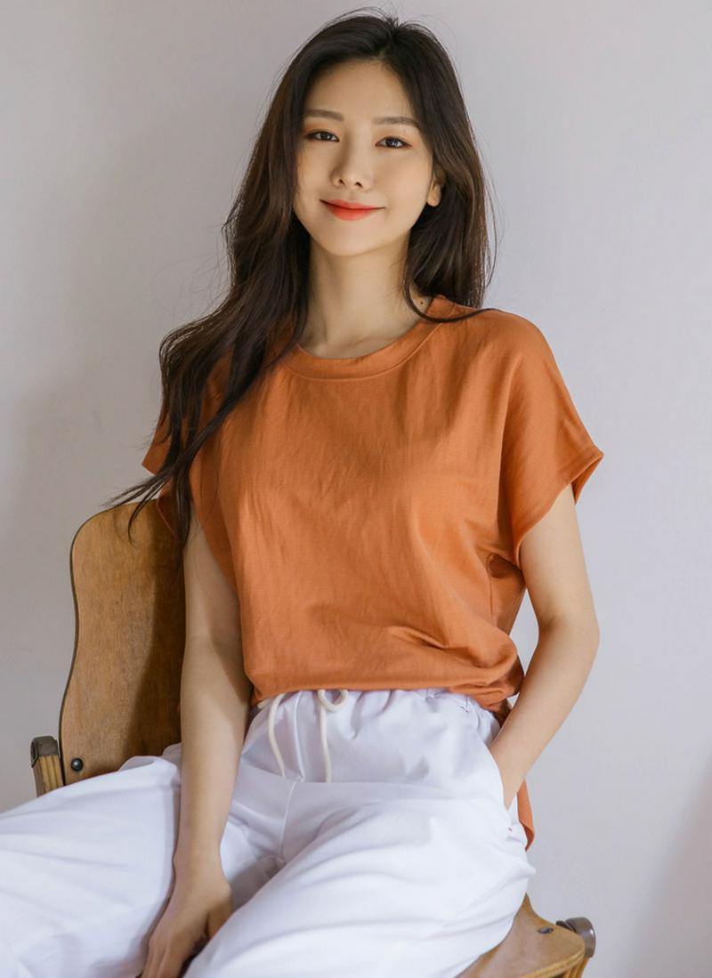 サイドスリットドロップTシャツ