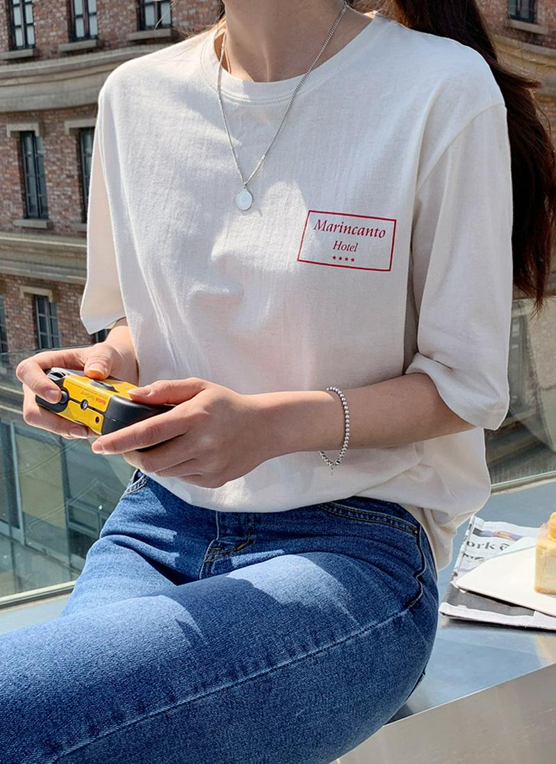 ボックスロゴ半袖Tシャツ