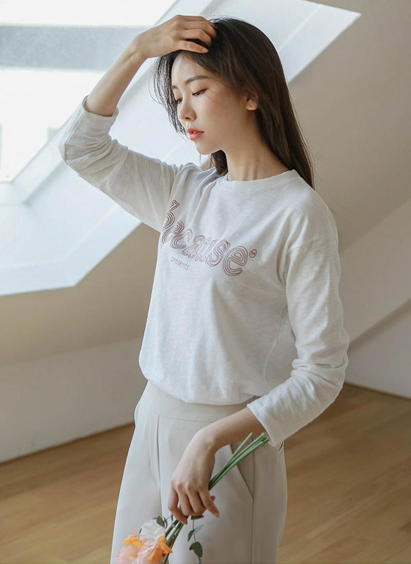 because長袖Tシャツ