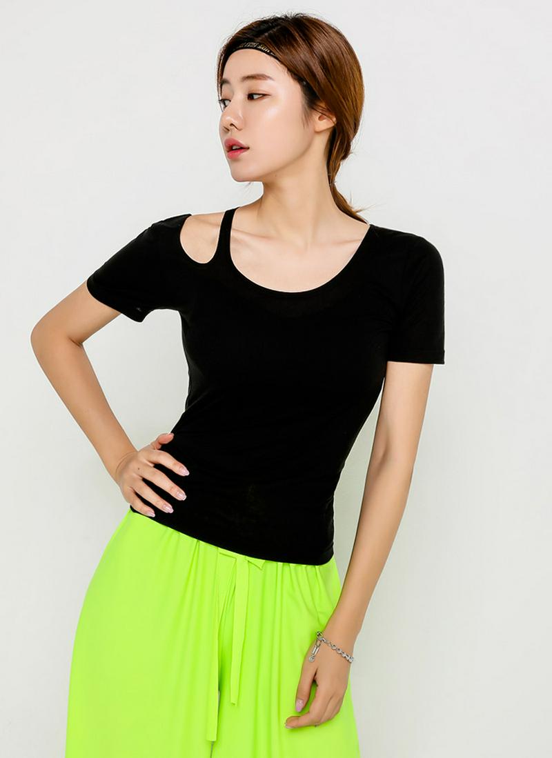 カットアウトテンセルTシャツ