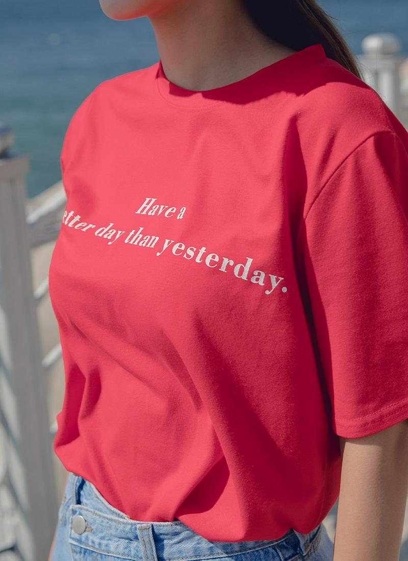 Haveレタリング半袖Tシャツ