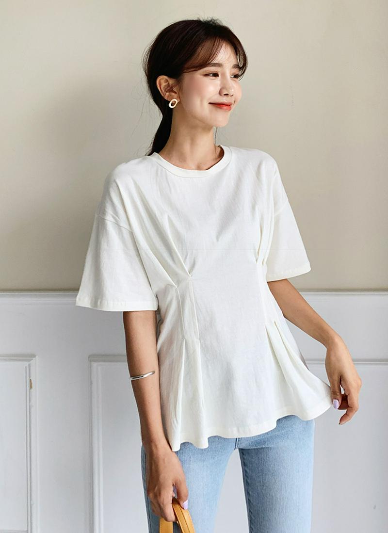 ウエストタックTシャツ・全3色