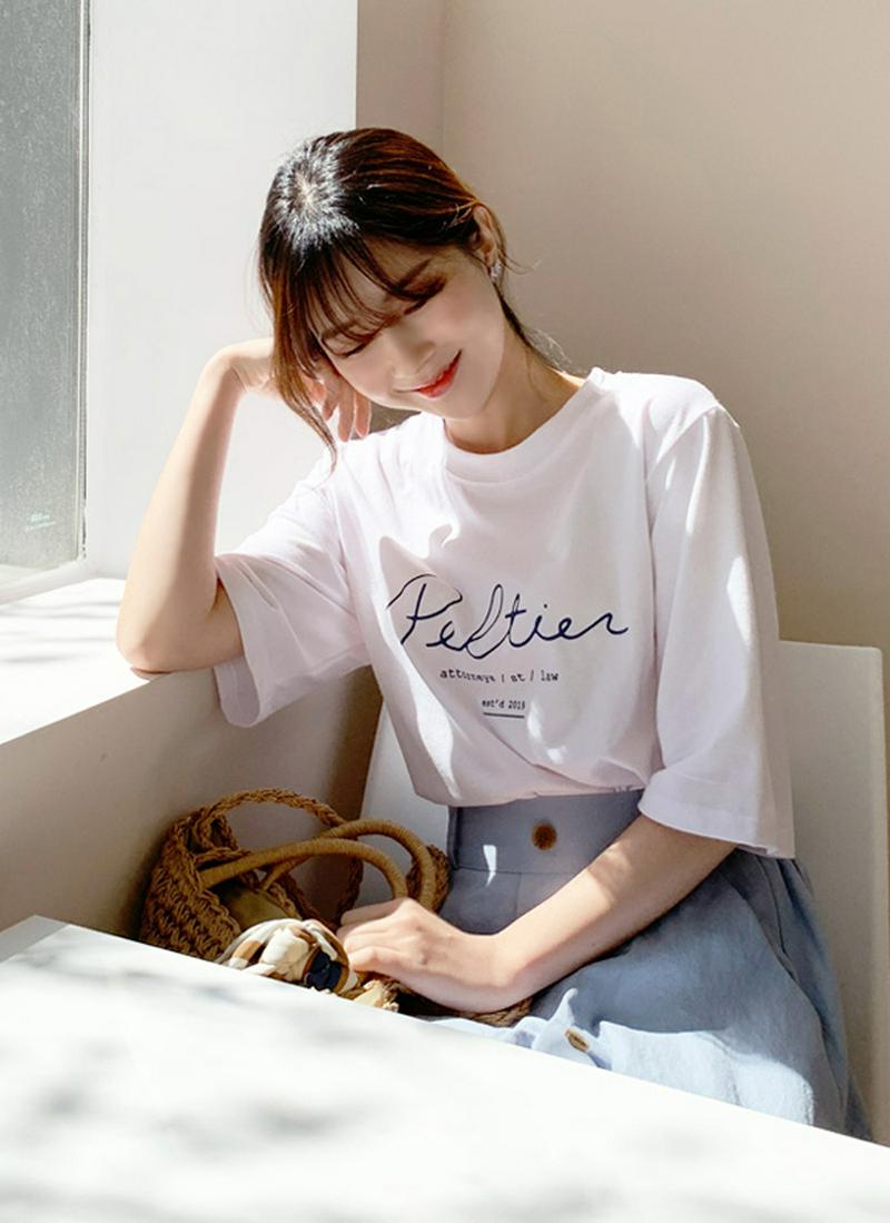 palプリントハーフスリーブTシャツ