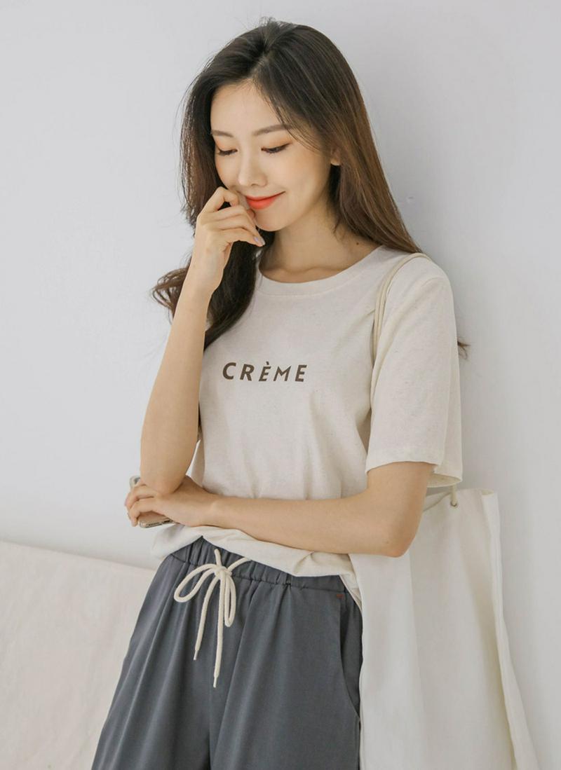 CREME半袖Tシャツ