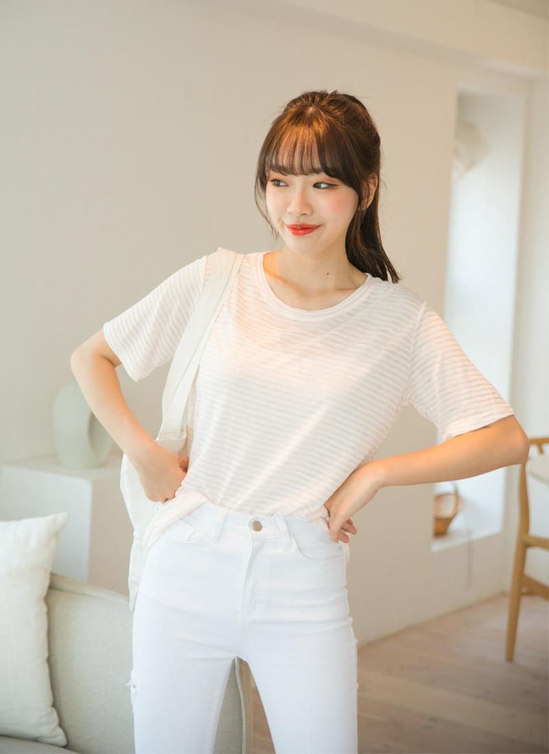 ボーダーライトTシャツ