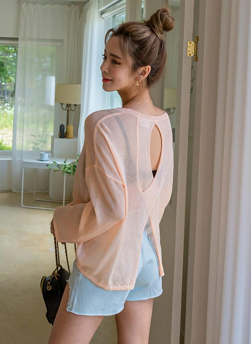 バックオープンポイントTシャツ