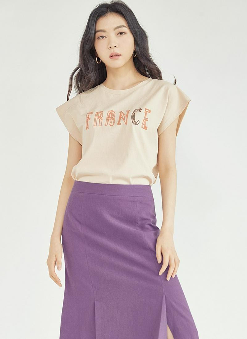 FRANCEコットンTシャツ