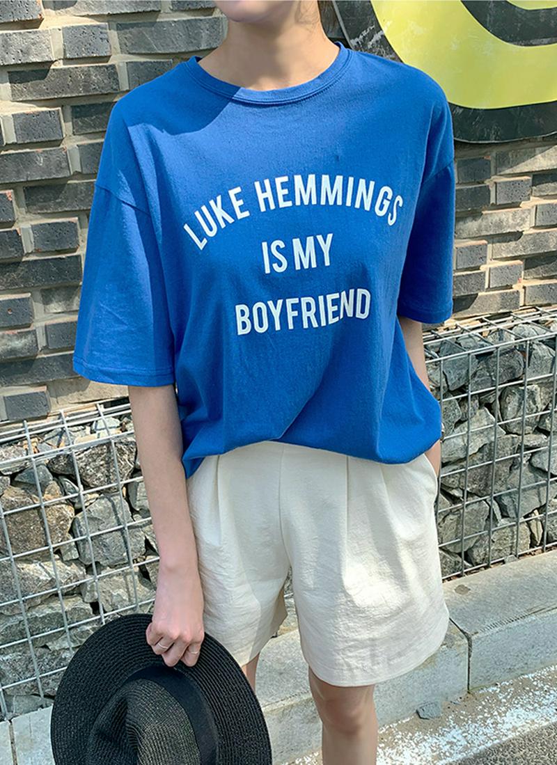 BOYFRIENDレタリング半袖Tシャツ