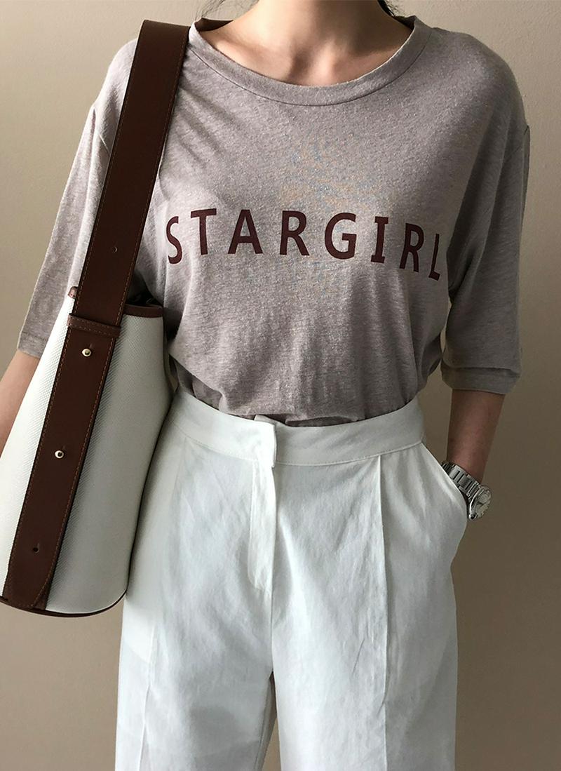 STARGIRLプリントTシャツ
