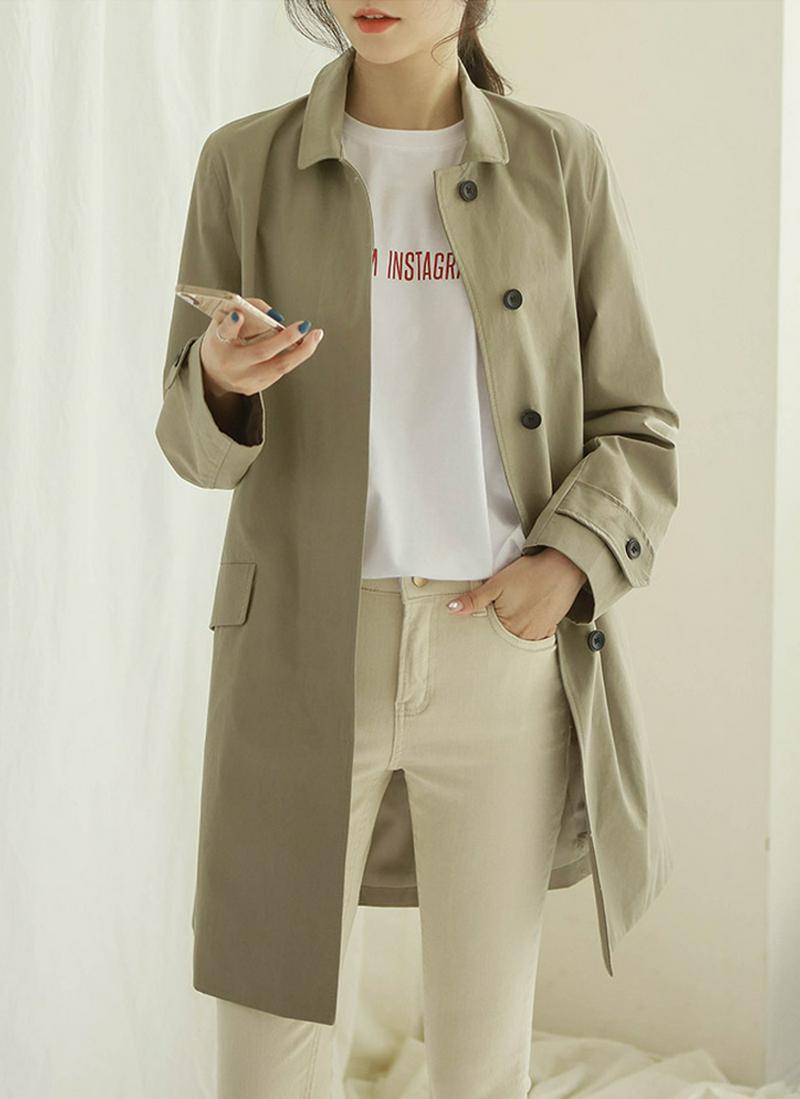 袖ストラップシンプルジャケット