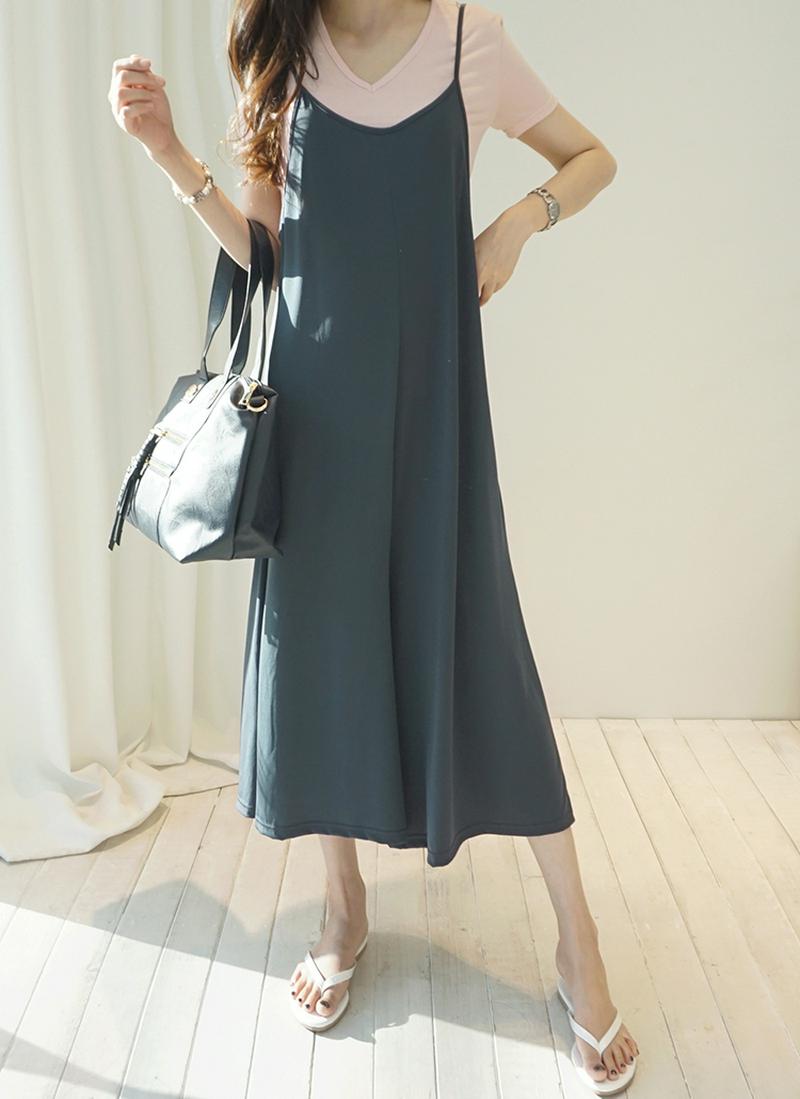 シンプルTシャツ&ジャンプスーツSET