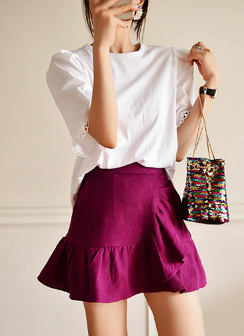 サークルポイントカフスTシャツ