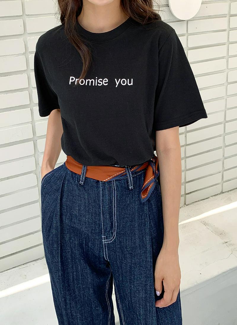 Promise you半袖Tシャツ・全3色