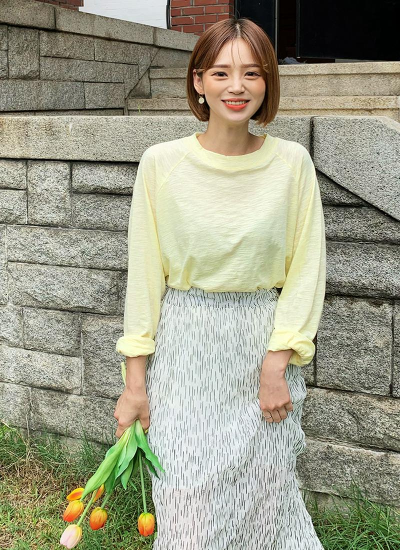 ラグランスリーブTシャツ・全3色