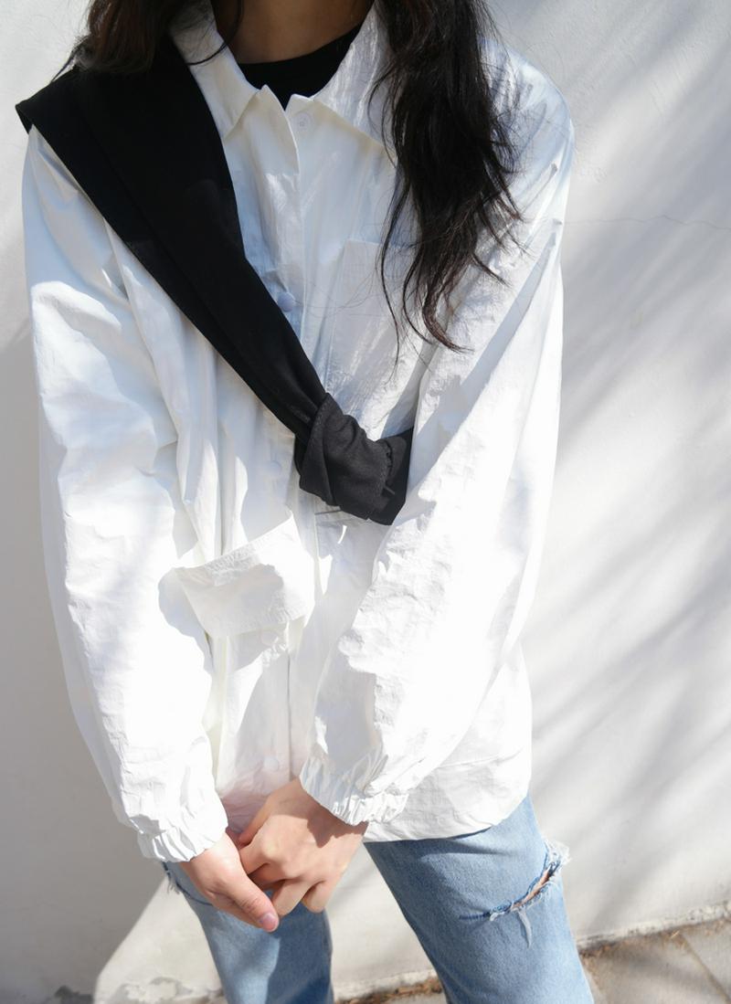 リンクルテクスチャポケットシャツジャケット