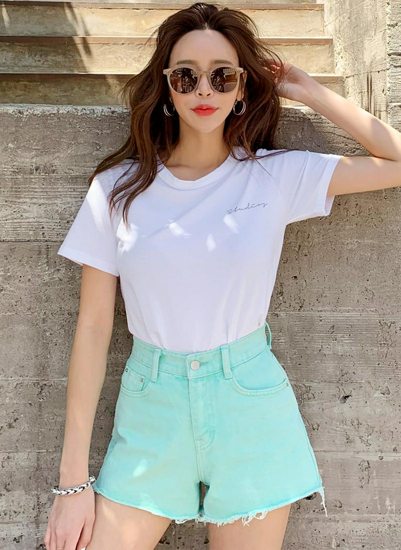 ミニレタリングコットンTシャツ