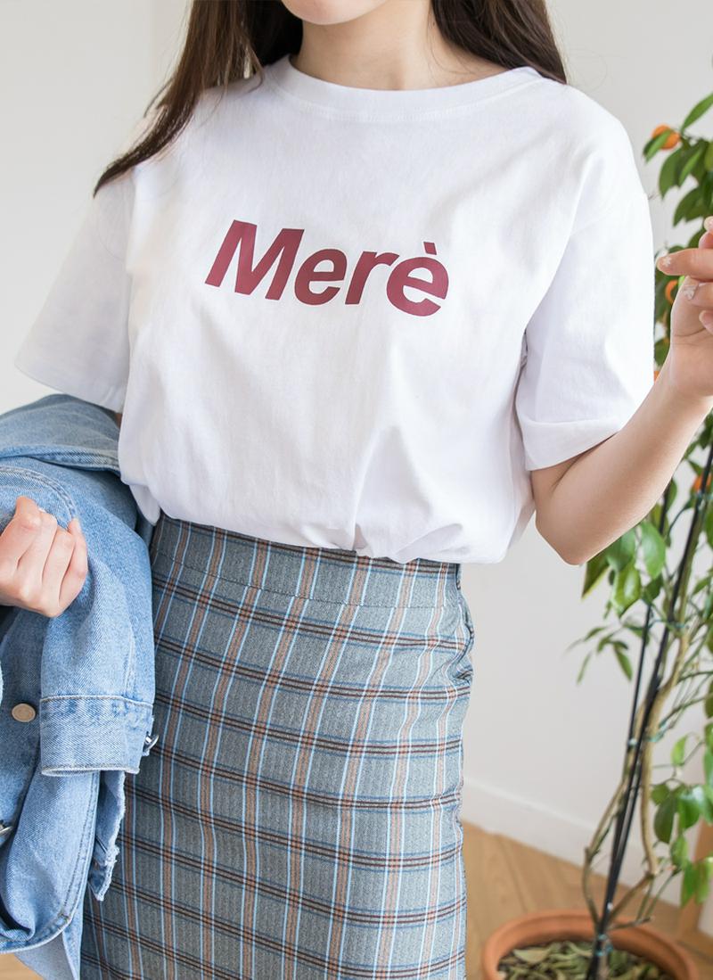 MereハーフスリーブTシャツ