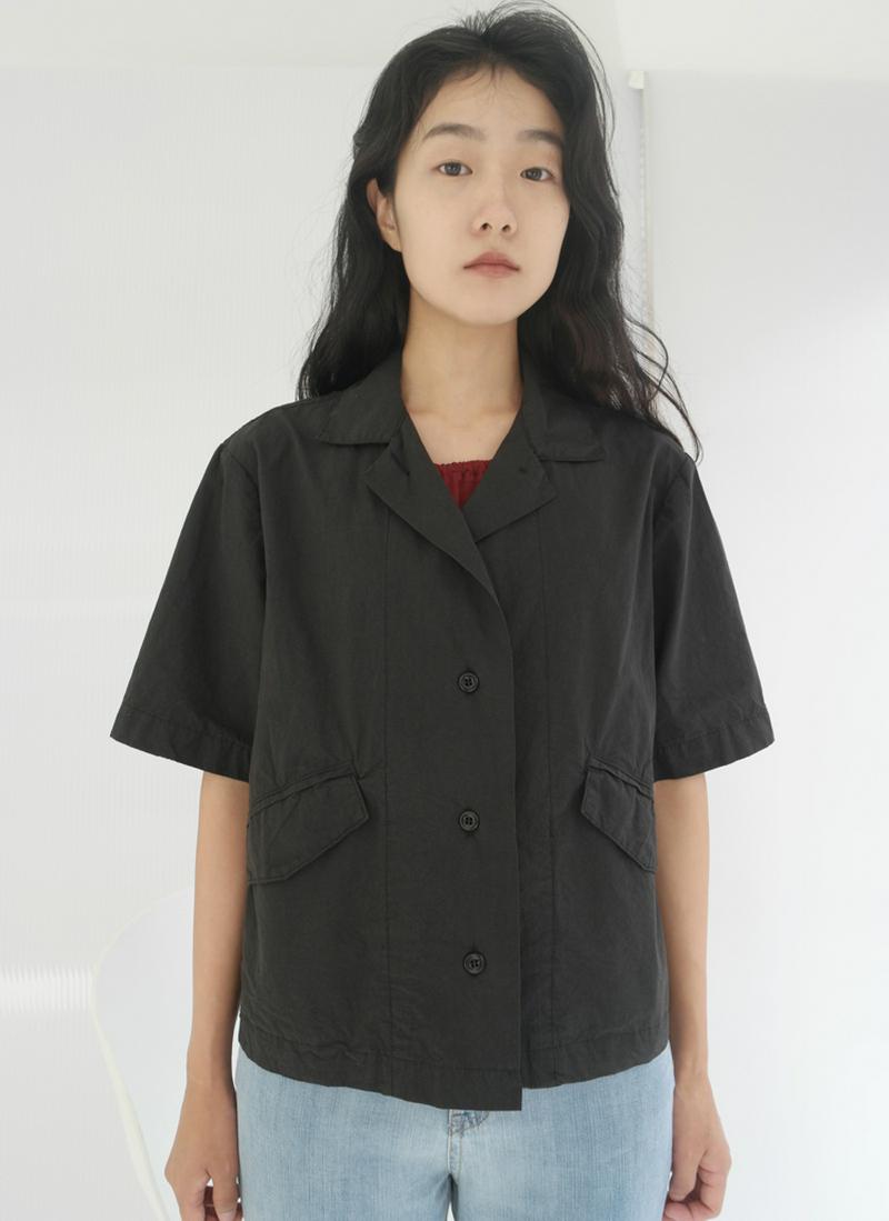 サイドフラップ半袖ジャケット