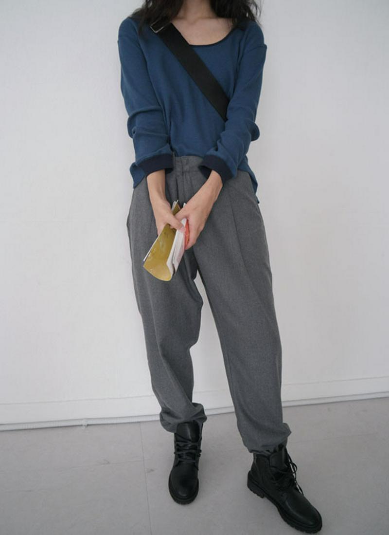 ワッフルテクスチャーTシャツ