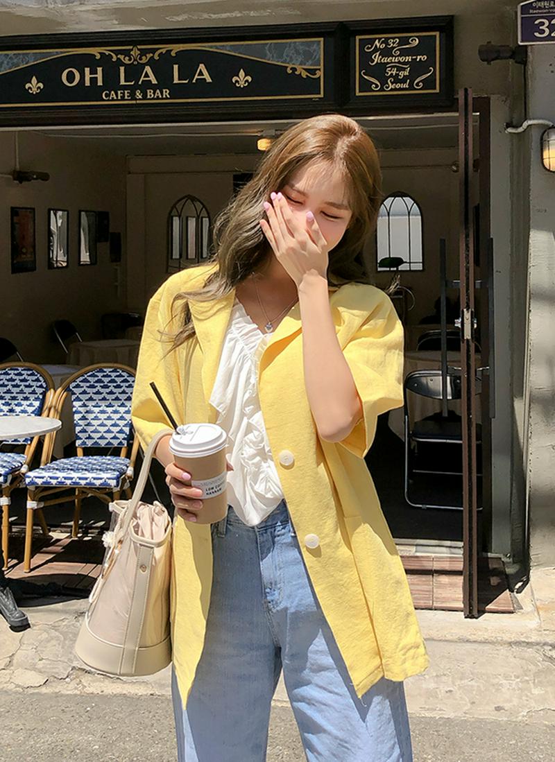 ハーフスリーブオーバージャケット