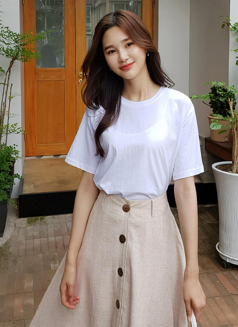 ラウンドネックTシャツ・全5色