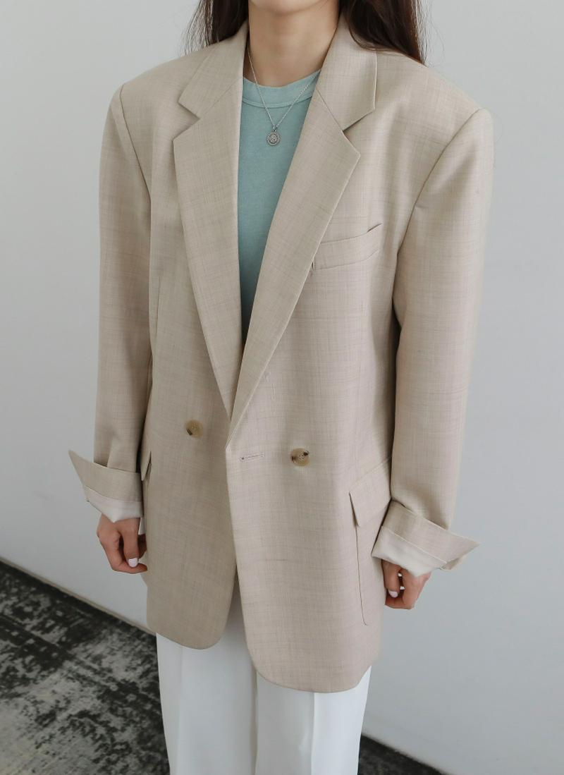 ハーフ丈ウールジャケット