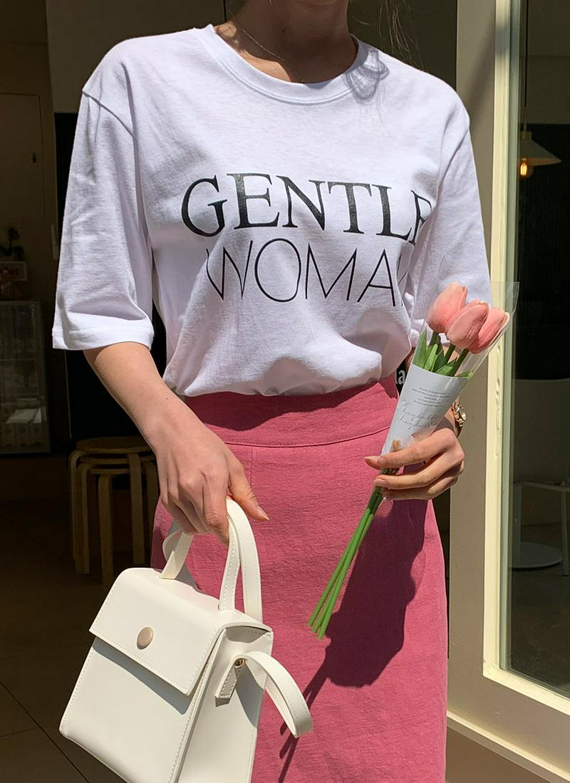 GENTLEプリント半袖Tシャツ