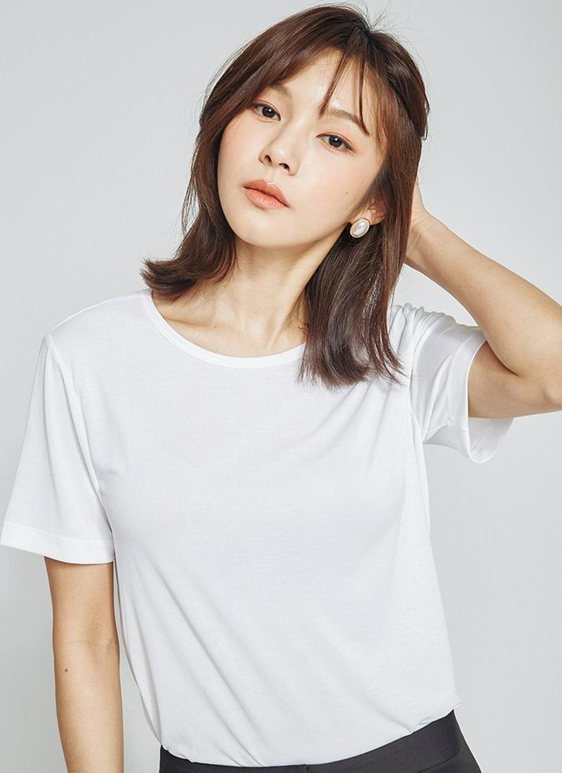 ベーシックモダールミックスTシャツ