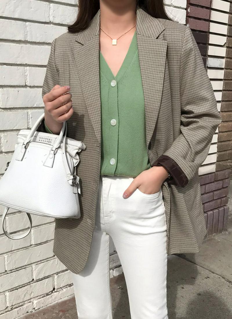 ハウンドチェックジャケット