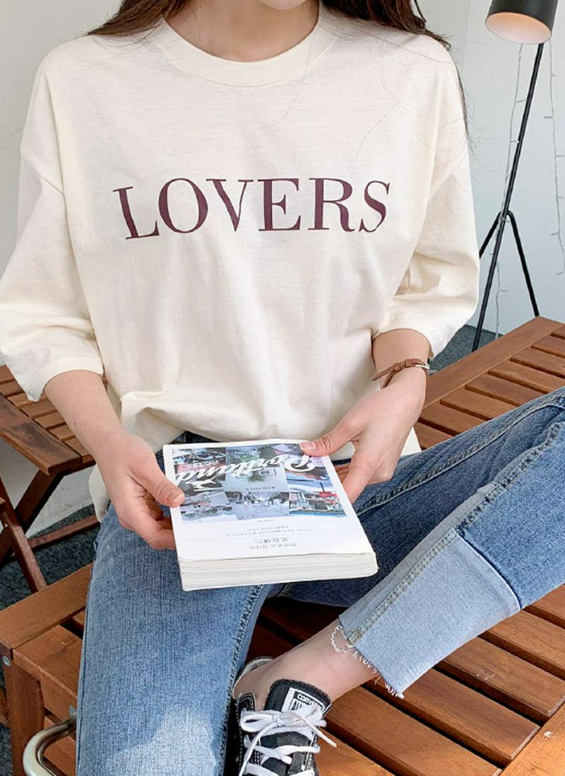 LOVERSハーフスリーブTシャツ