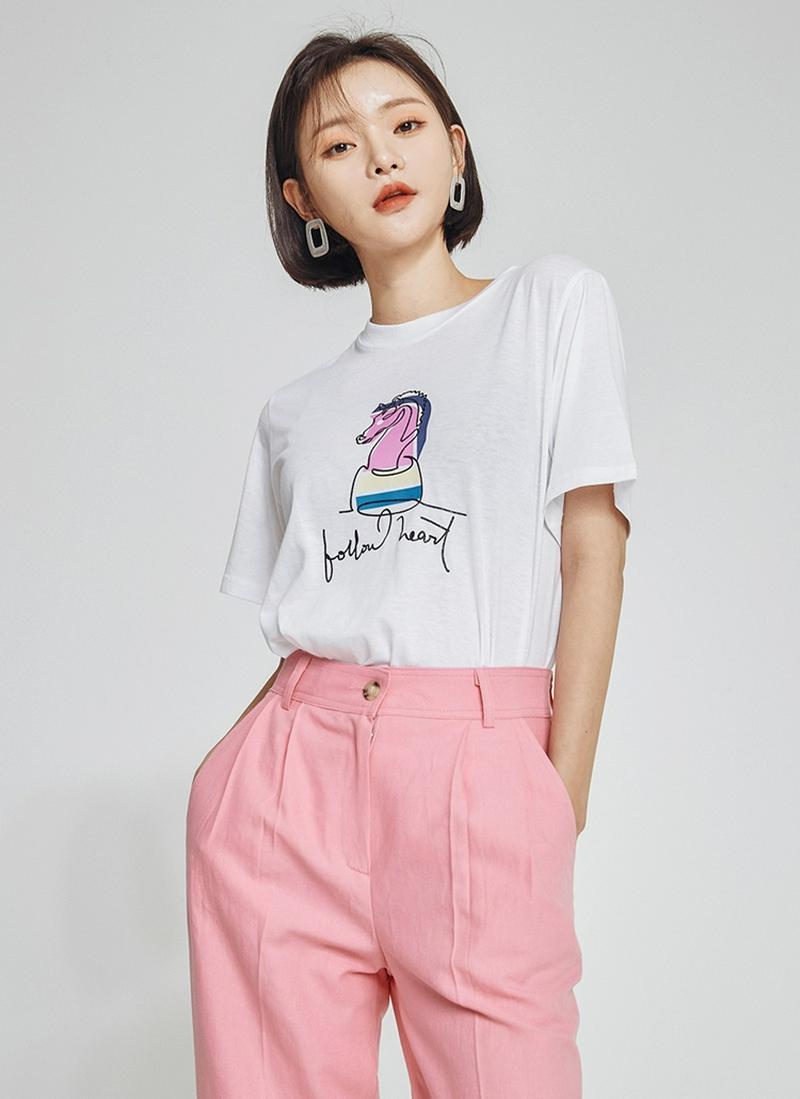 ナイトロゴプリント半袖Tシャツ