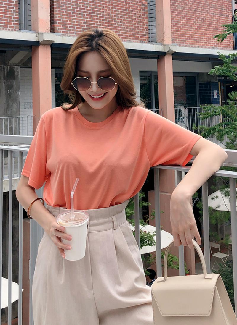 半袖パステルカラーTシャツ