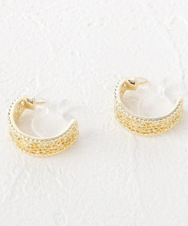 スカシフープ樹脂ノンホールピアス
