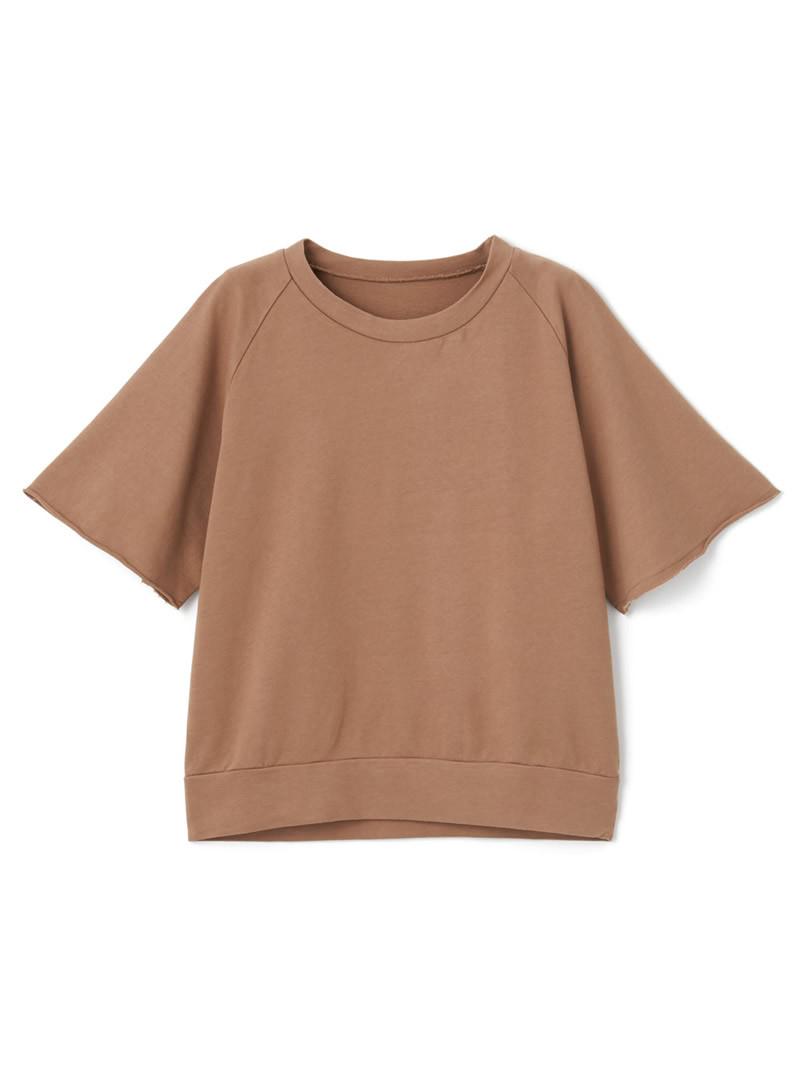 ラウンドネック裏毛Tシャツ