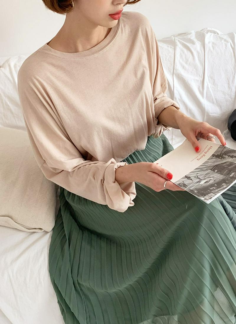 ボクシー長袖Tシャツ・全4色