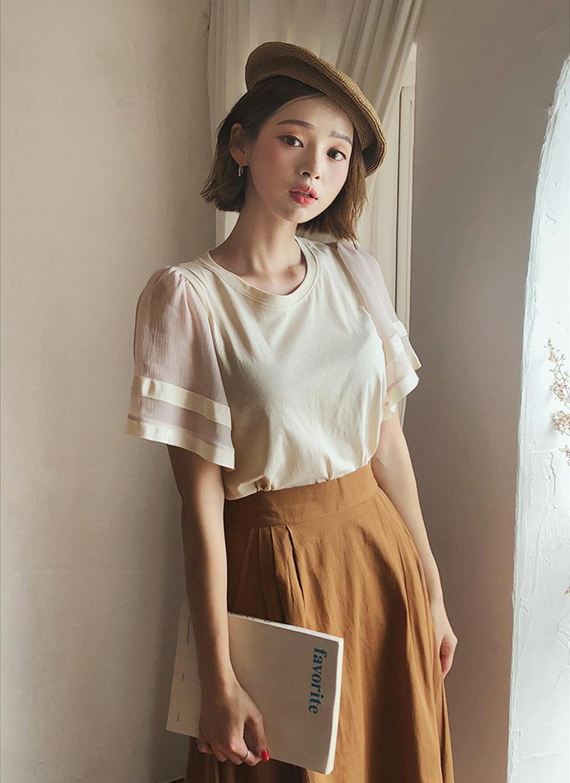 シアースリーブTシャツ・全3色