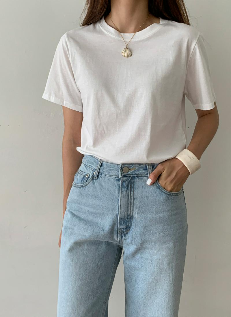 コットン半袖Tシャツ