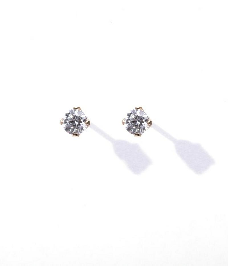 【別注】【DeWLuX】1粒ジルコニアピアス