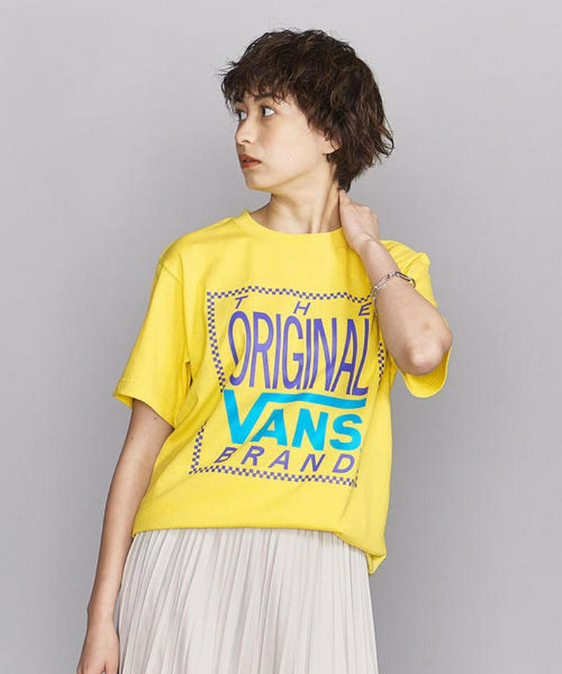 【別注】＜VANS（バンズ）＞ネオンカラーロゴTシャツ