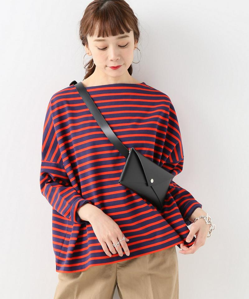 【TRADITIONAL WETHERWEAR 】BIG MARINE BOATNECK SHIRT L：カットソー