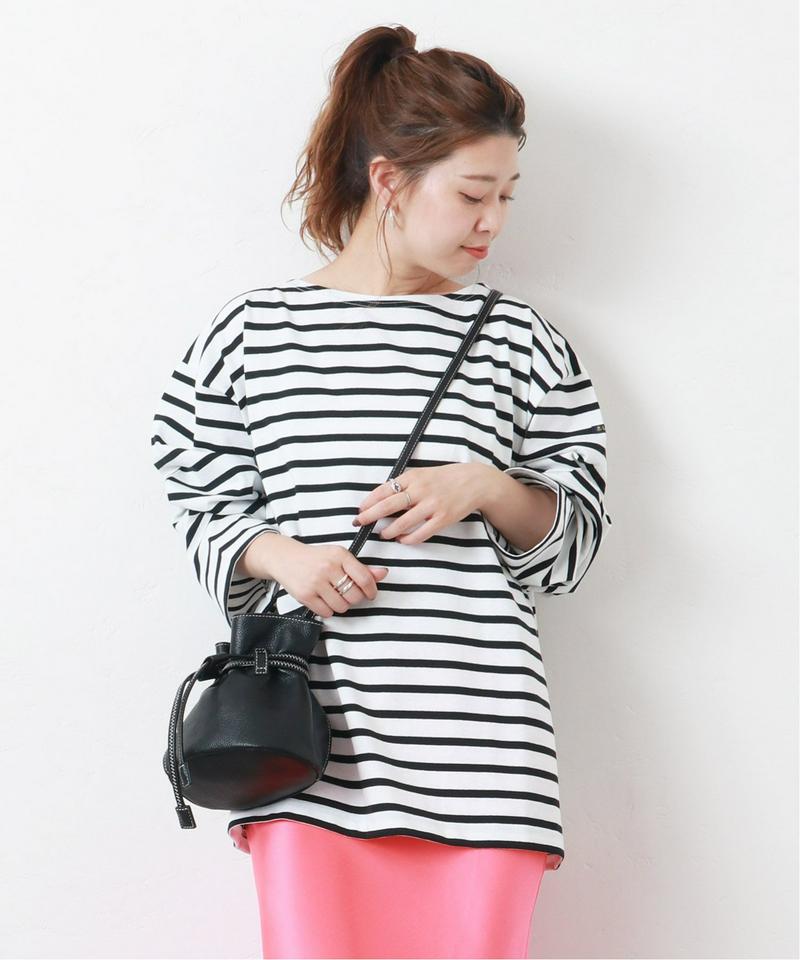 【Leminor/ルミノア】OVER SIZE:ボーダーカットソー◆